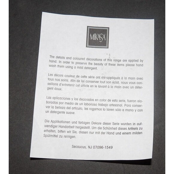 Mikasa Holiday Landscape Christmas Votive Candle Holder 3" SA610/594 NOS Candy - Picture 7 of 13